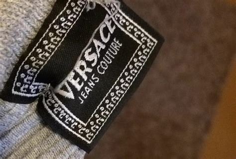 fake versace jeans couture clothing labels|is Versace clothing genuine.